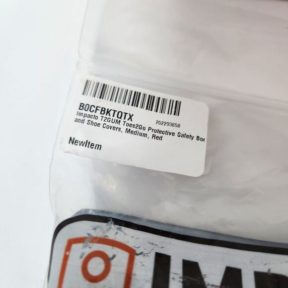 Impacto T2Gum Toes 2 Go Steel Toe Shoes NIB - Picture 8 of 10